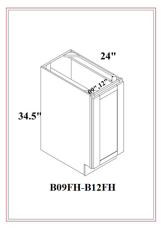 FULL HEIGHT BASE – Shaker White