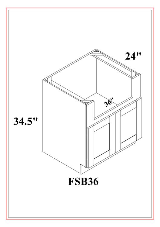 FARM SINK BASES – Shaker White