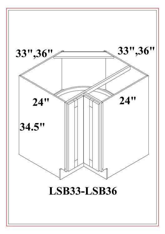 LAZY SUSAN – Shaker White