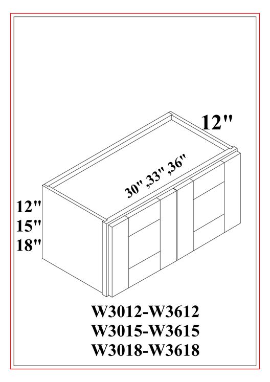 BRIDGE WALL CABINETS – Shaker White