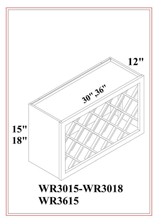 WINE RACK – Shaker White