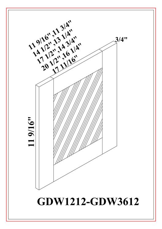 Wall Glass Door Top Cabinets – Shaker White
