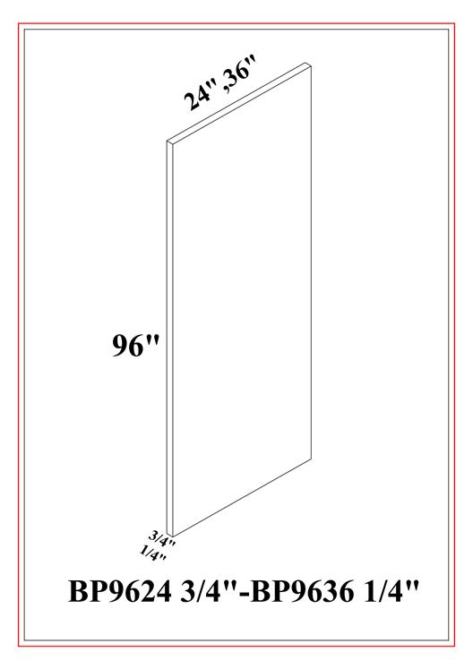 FINISHED PLYWOOD PANEL – Shaker White
