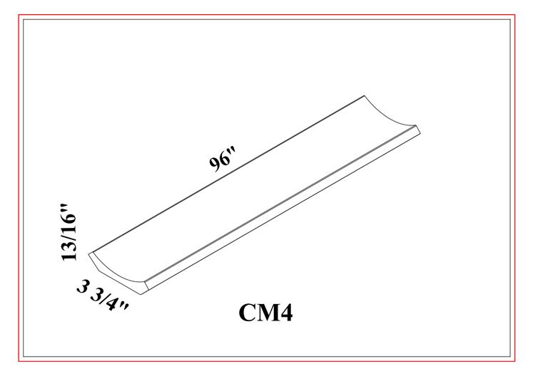 COVE MOLDING – Shaker White