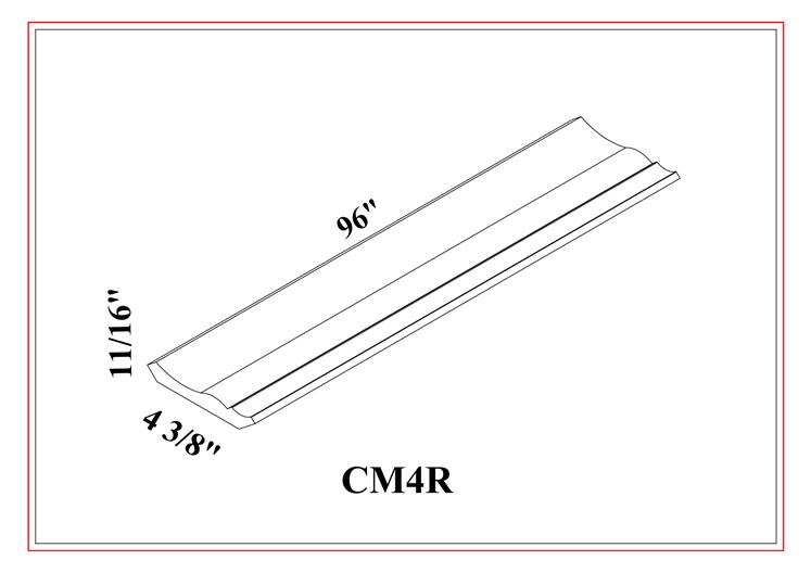 CROWN MOLDING – Shaker White