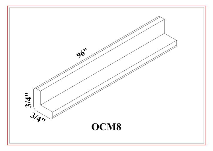 OUTSIDE CORNER MOLDING – Shaker White