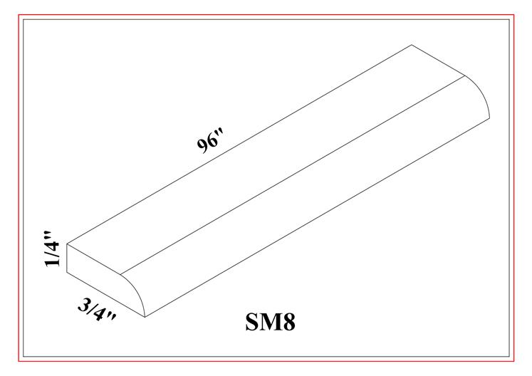 SIMPLE SCRIBE MOLDING – Shaker White